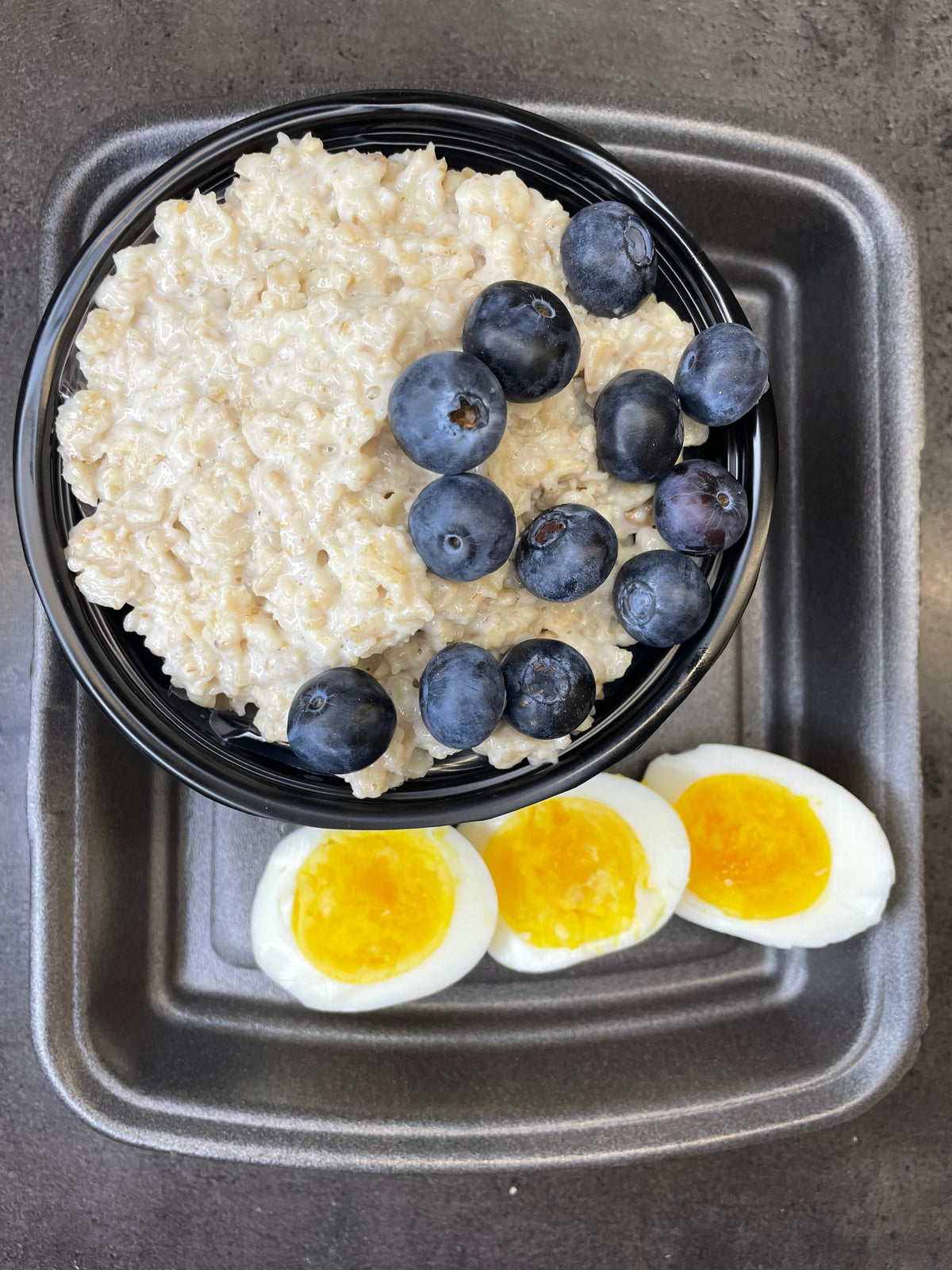 Breakfast / Oatmeal Coconut milk Blueberry